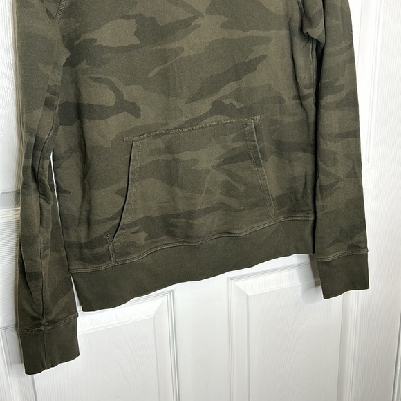 Flint and Tinder Hoodie Crossover Pullover Camo Green Sweatshirt Men's XS - Picture 5 of 7